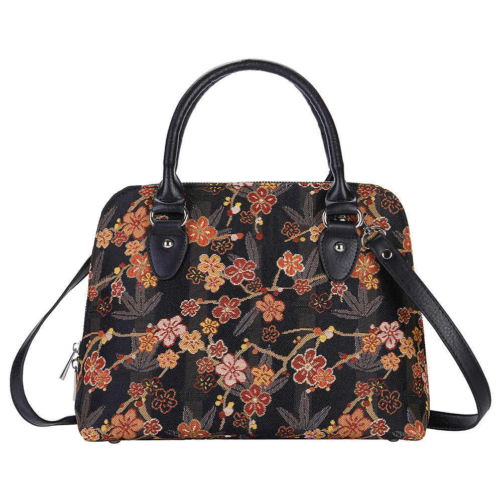 CONV-SAKURA | Ume Sakura Convertible Top Handle Purse Handbag - www.signareusa.com