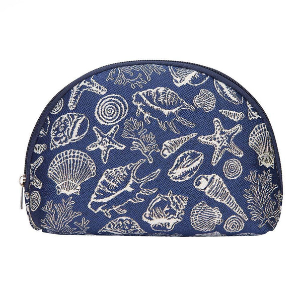 Signare Bag Shells Sea Shell Cosmetic Make Up Bag – Signare USA