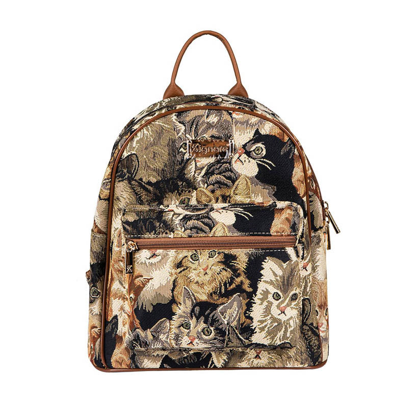 cat leather backpack CAT DAY PACK RUCKSACK – Signare USA