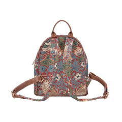 DAPK-STRD | William Morris Strawberry Thief Red daypack bag