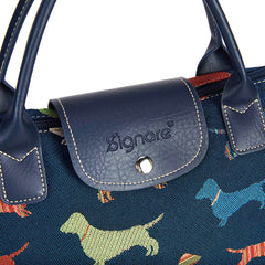 FDAW-DACH | DACHSHUND FOLDAWAY GROCERY BAG