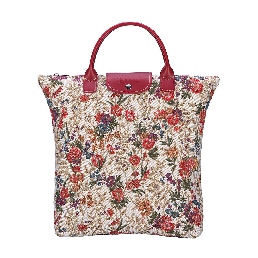 Longchamp Floral Tote Bags