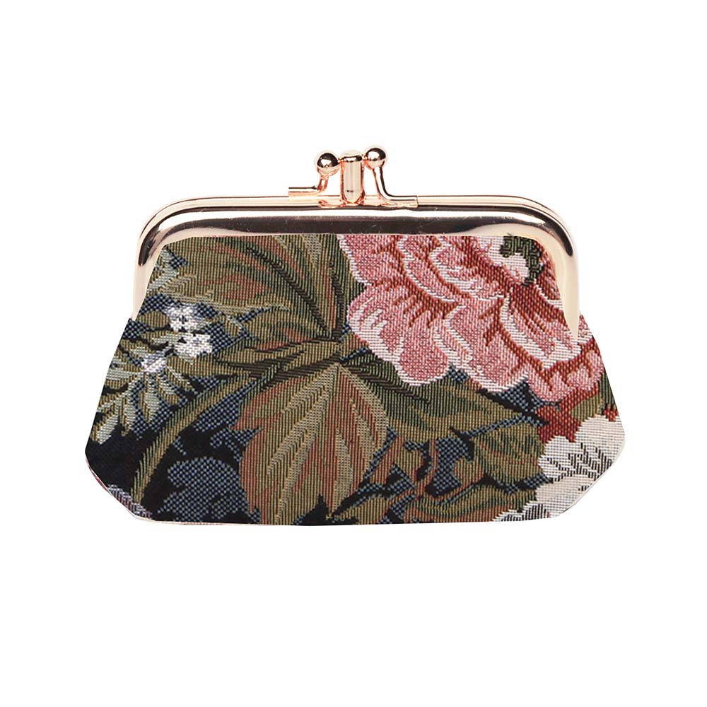 Wallet - Embroidered Peony Essential Oil Bag. Essential Wallet