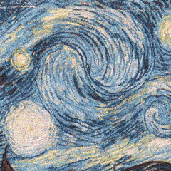 GUSS-ART-VG-STAR | Van Gogh Starry Night Foldable Gusset Shopping Bag - www.signareusa.com