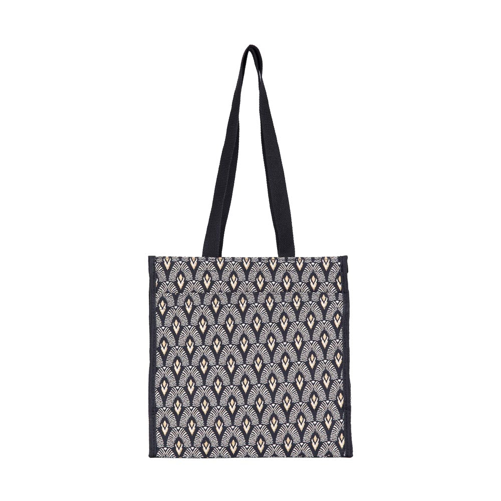 SHOP-LUXOR | BLACK AND WHITE LUXOR SHOPPER BAG – Signare USA