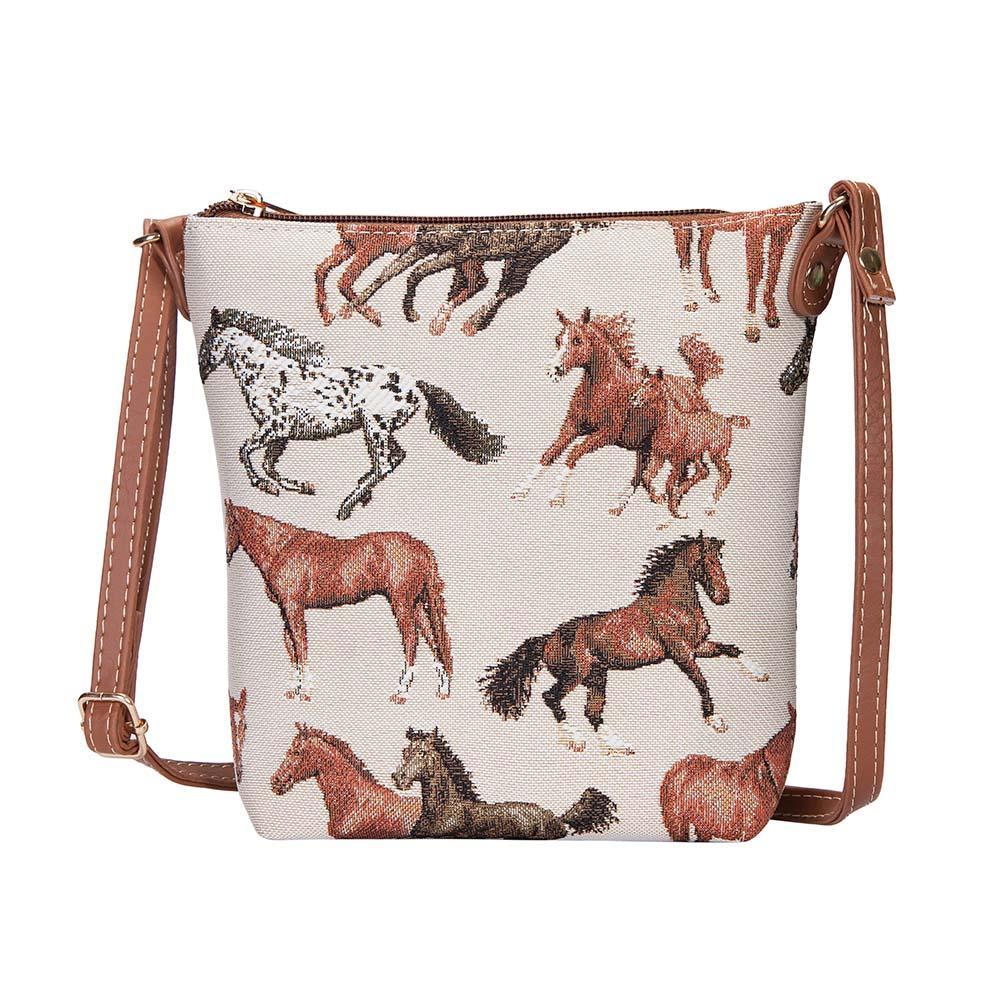 Horse print store purse