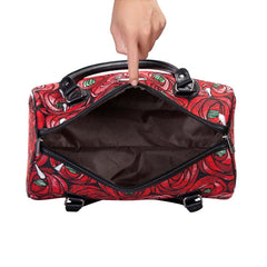 TRAV-RMTD | RENNIE MACKINTOSH ROSE AND TEARDROP TRAVEL BAG WEEKEND GYM HOLDALL - www.signareusa.com