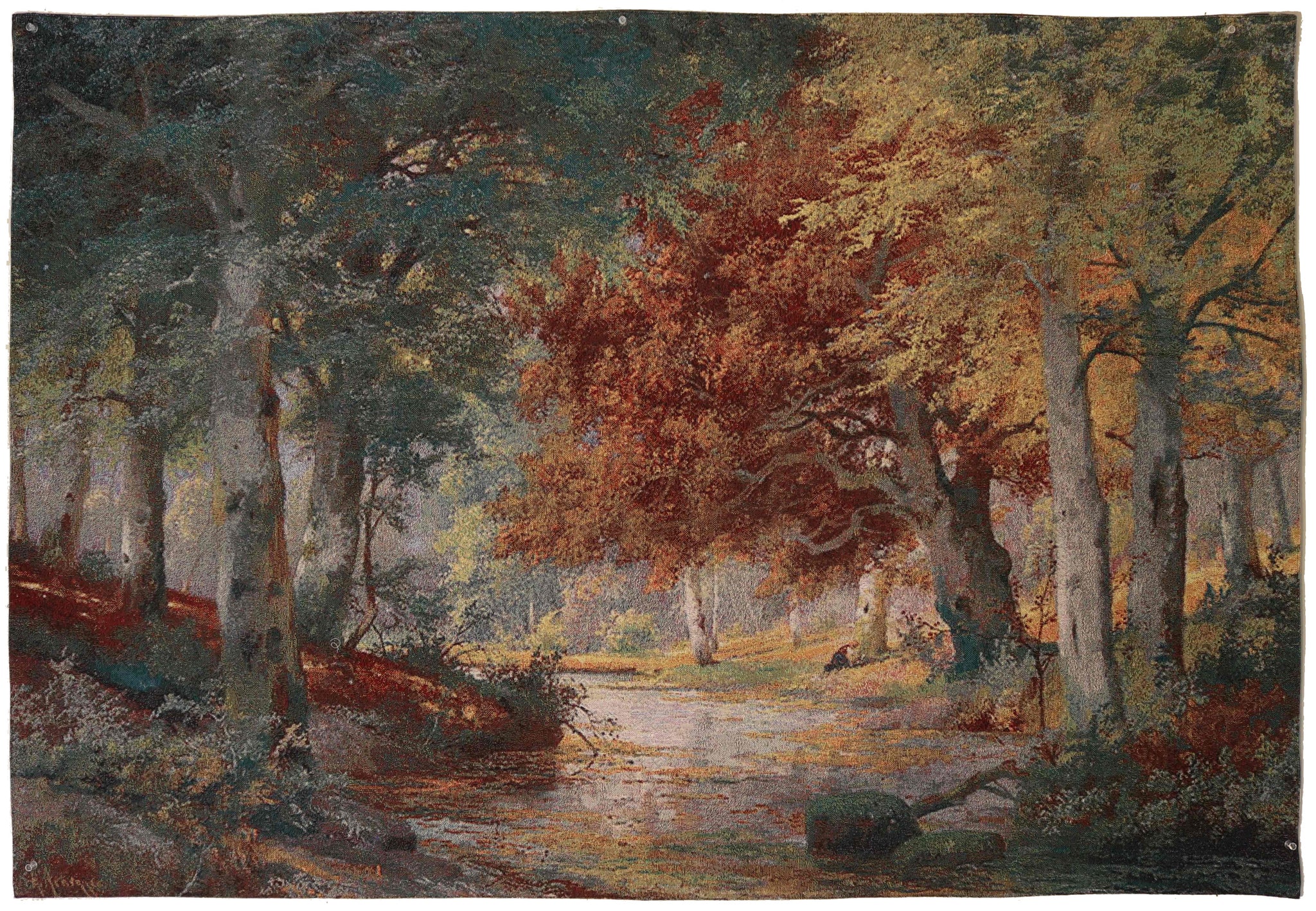WH-FORRFALL  Wall Hanging-Fall in the Forest W139 x H96 CM (W54.7 x H37.8 INCH)