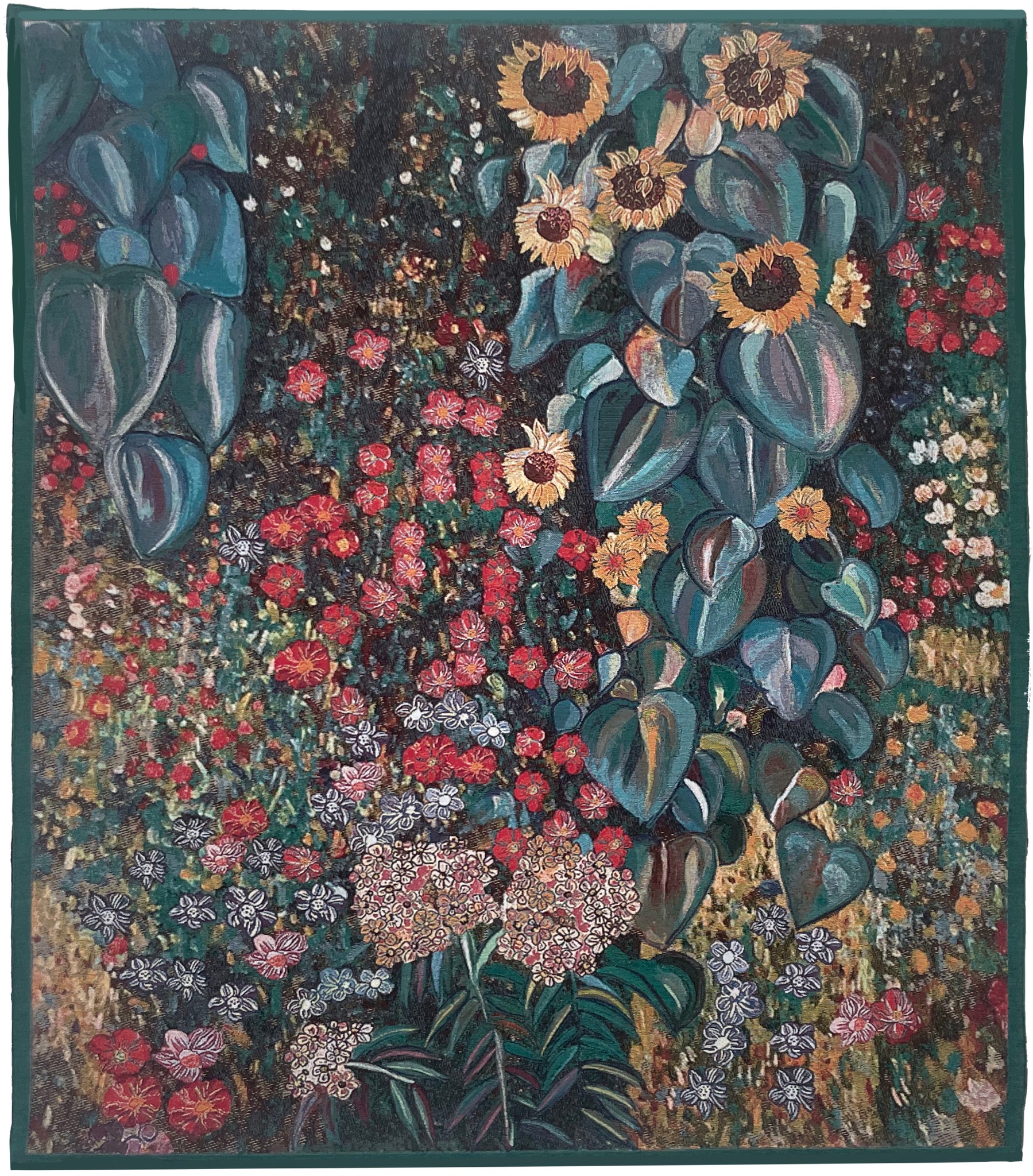 WH-GK-COUNTRYGRD - Wall Hanging-Gustav Klimt Country Garden W124 x H142 CM (W49 x H56 INCH)
