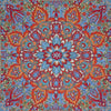 WH-KALEDO | KALEIDOSCOPE RED 27 X 27 " INCH WALL HANGING TAPESTRY ART - www.signareusa.com