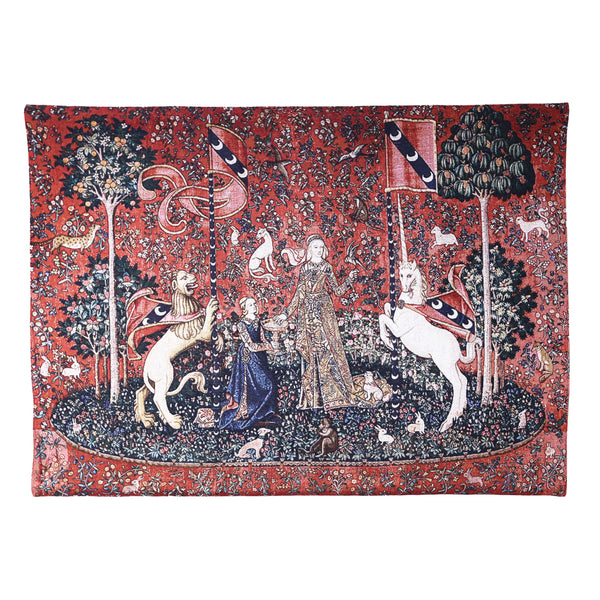 WH-LU-TA | LADY & UNICORN SENSE OF TASTE 85 x 120 cm WALL HANGING