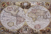 WH-MAP-OLD | ANCIENT WORLD MAP OLD 55 X 38 " INCH WALL HANGING TAPESTRY ART - www.signareusa.com