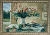 WH-TULIPVS — TULIPS IN A VASE 54 X 39 " INCH WALL HANGING TAPESTRY ART - www.signareusa.com