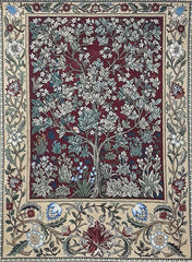 WH-WM-TLRD-1 | WILLIAM MORRIS TREE OF LIFE RED 41 X 55 