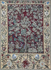 WH-WM-TLRD-1 | WILLIAM MORRIS TREE OF LIFE RED 41 X 55 " INCH WALL HANGING TAPESTRY ART - www.signareusa.com
