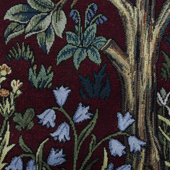WH-WM-TLRD-2 | WILLIAM MORRIS TREE OF LIFE RED 27 X 63 